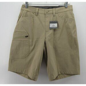 Eddie Bauer Shorts 30 Khaki Rainier Golf Cargo UPF 50+ Hiking NEW